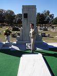 At the Hank Williams memorial and gravesite on November 7, 2014