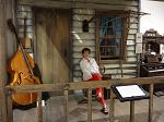 Relaxing at one of the exhibits at the wonderful Kentucky Music Hall of Fame and Museum in Renfro Valley, Kentucky